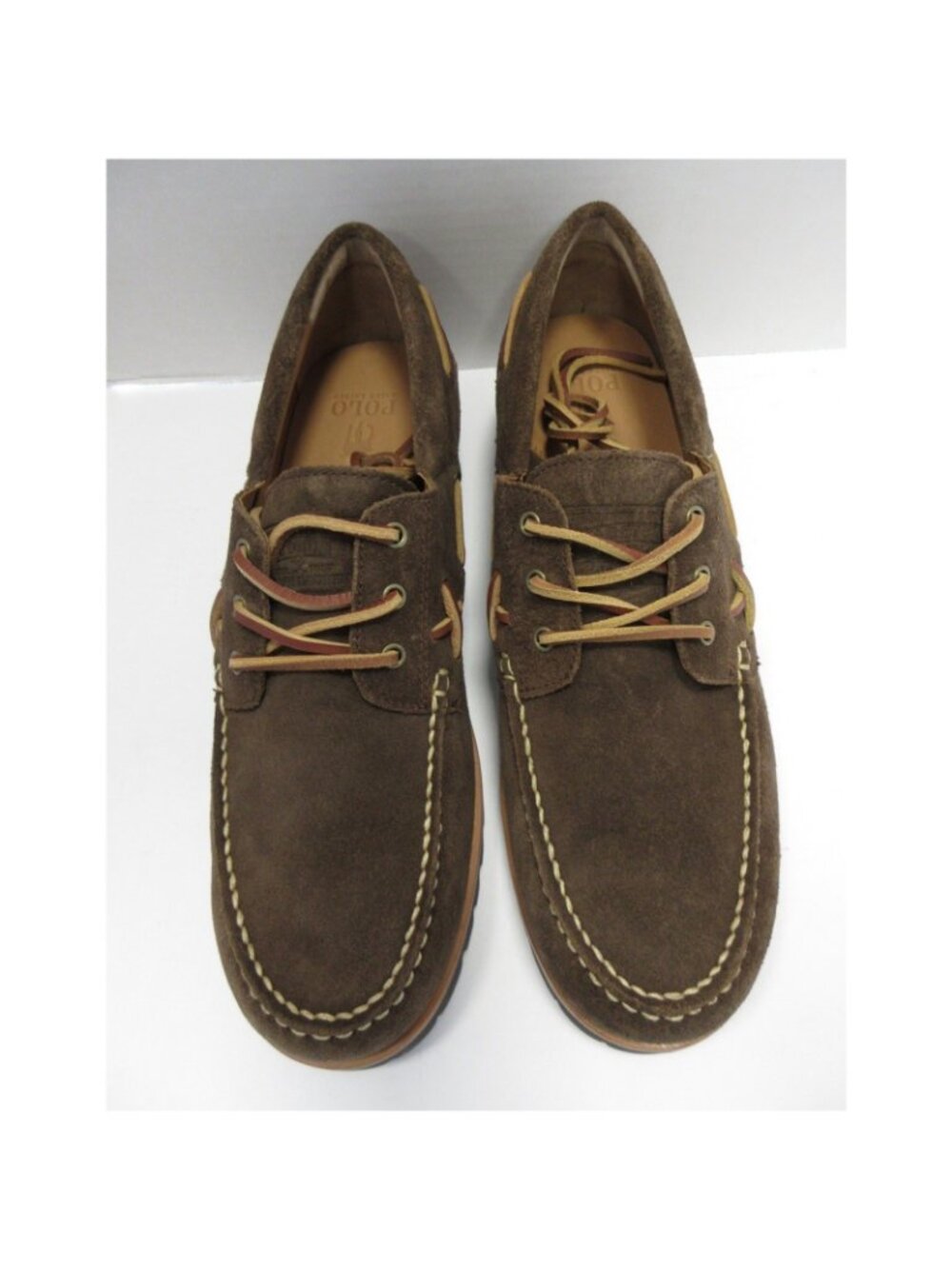 Polo Ralph Lauren Boat Shoes 11.5 D Ranger Deck Cow Suede Lug Sole - Picture 2 of 12